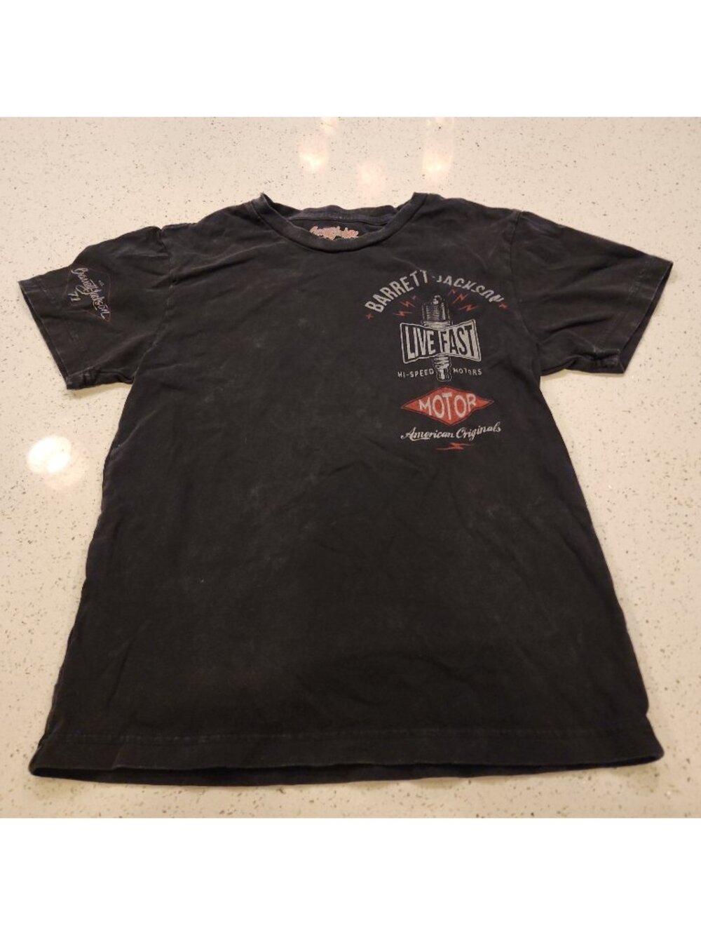 barrett jackson shirt Mens Small Black